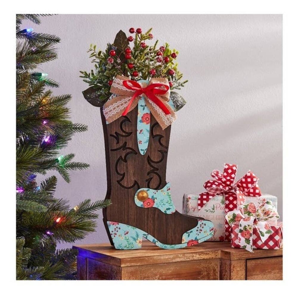Pioneer Woman Christmas 3D table top decor